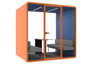 China Professional Acoustics R&amp;D Team Office Pods Meeting Cabin Quiet Environment Soundproof Movable wholesale