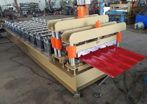 China Zinc Plated Roof Panel Roll Forming Machine With Galvanized Frame 12 Years Lifetime wholesale
