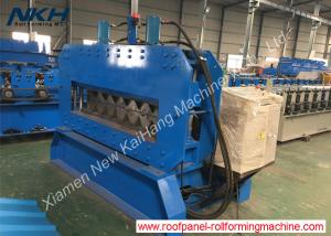 China Hydraulic Curving Metal Roof Roll Forming Machine 1200mm Cover Width With Siemens Servo Motor wholesale