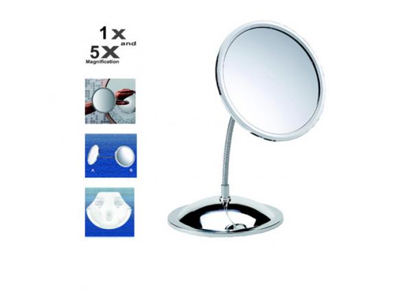 Quality Silver Shaving Bath Mirror XJ-5K038, /small cosmetic mirror /plastic frame cosmetic mirror /magnifying lighted cosmetic mirror /metal cosmetic mirror for sale