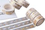 Oil Proof CMYK Foil Washi Tape For Lipstick Packaging