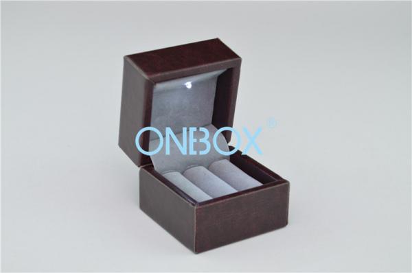 Quality 60 x 60 x 58mm Small LED Display Jewelry Gift Box For Finger Ring Collection for sale