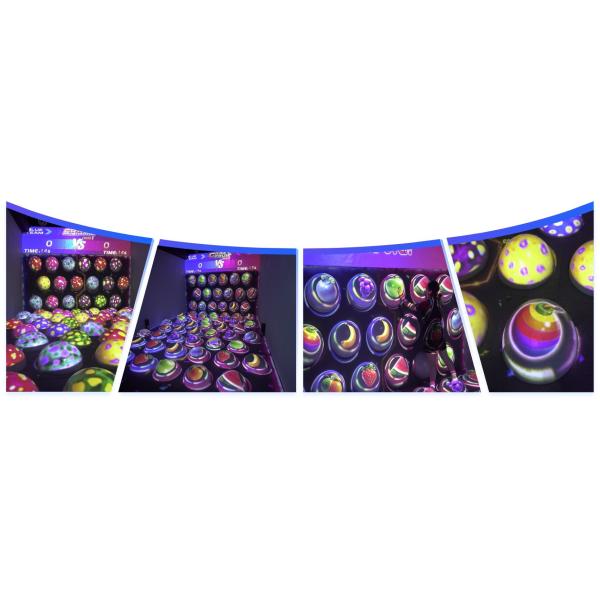 Theme Park Immersive Jumping Ball Game Experience Durable Laser Projection System