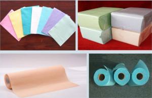 China 2ply paper + 1 ply Disposable dental roll , Sheet Roll,1 lay paper + 1lay PE film wholesale