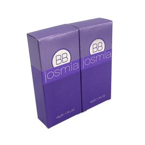 China 400gsm C1S Art Paper Cosmetic Packaging Boxes UV Coating Printing Top Tuck Fold Box wholesale