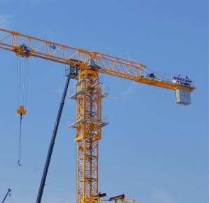 China 45m Small Flat Top Tower Crane For High Rise Building 12t wholesale