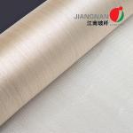 0.8mm Golden Color Fiberglass Cloth Roll HT800 Fireproof For Welding