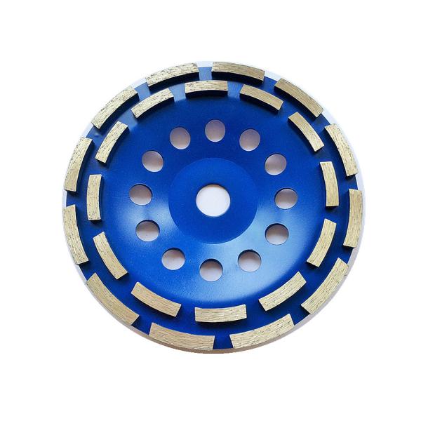 7 In. Single Row Double Row Diamond Cup Grinding Wheel 180mm Huachang Diamond