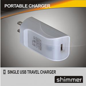 China Portable single USB travel charger for ipone/ipad on sale