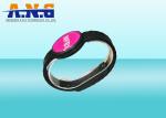 Custom logo Rfid Wristbands with epoxy coin , Contactless rfid bracelets