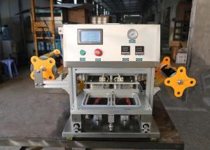 China Automatic Food Tray Sealing Machine Tray Sealer Electric Table Type wholesale
