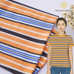 China Soft Single Jersey Fabric 100% Cotton 180cm Combing Plain Stretch Texture wholesale
