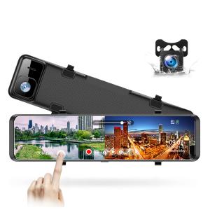 China Waterproof 11.26&quot; 12&quot; 2.5K Rear View Mirror Dash Cam Right Side wholesale