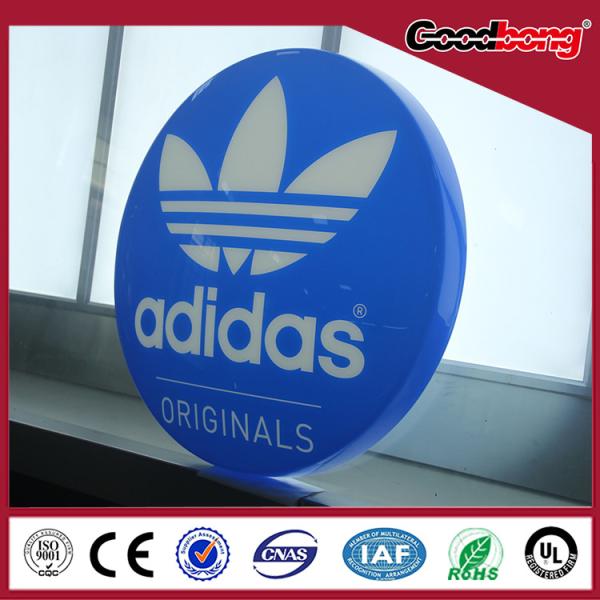 Wall Hanging Light box, Rotating Round Light Box , Vaccum Forming Acrylic light