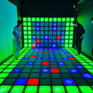China Popular Amusement Park Equipment Interactive Games Hopscotch Floor Games wholesale