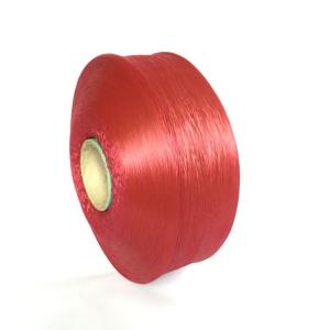 China FDY 600D Hollow Polypropylene Filament Yarn Red PP Filament Yarn wholesale