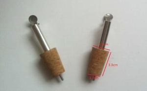 China Best Selling Stainless Steel Pourer with Cork for Ceramic/Olive Oil bottle wholesale