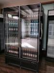 Customized Wine Display Cooler , Stainless Steel Wine Refrigerator With Led