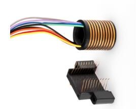 28AWG Lead Wire Separate Slip Ring Two Half Style Easy To Install