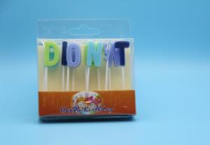 China English Letter Birthday Candles Harmless , Letter Shaped Candles &quot; Don'T Blow It &quot; wholesale