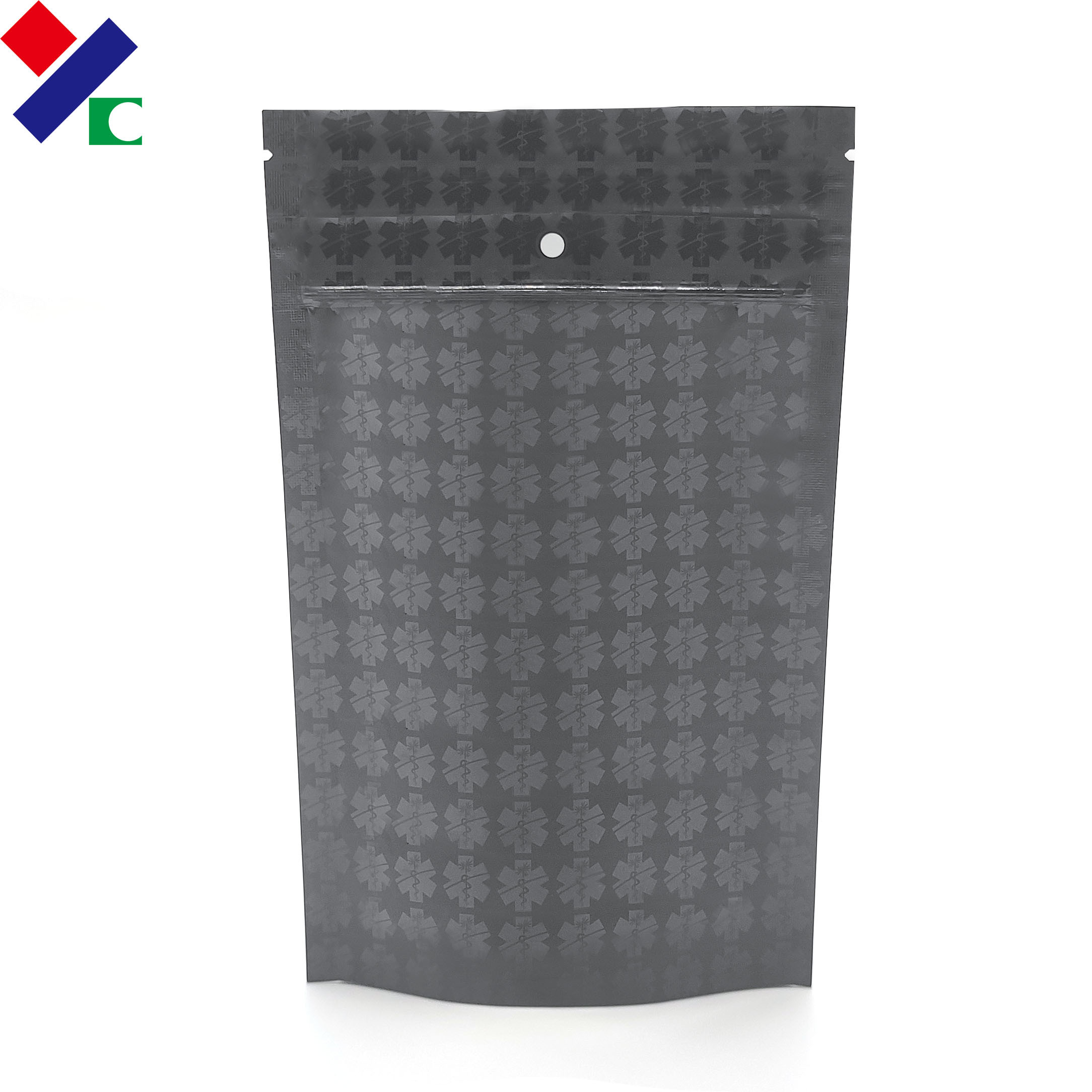 Oxygen Proof 500g Matt Stand Up Zipper Bags With Window