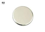 Round Shape Blank Fridge Magnets Custom Printed Silver Zinc Alloy Material