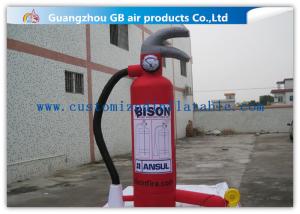 China Outdoor Display Red Inflatable Fire Extinguisher Model 3m For Fire Awareness wholesale