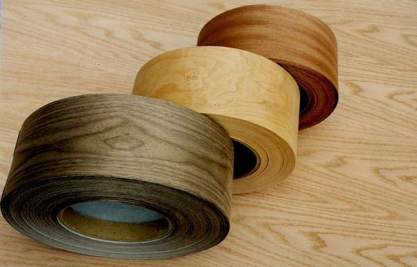Quality Brown Paper Backed Veneer Sheets ,  Plywood Birch Veneer Tape for sale