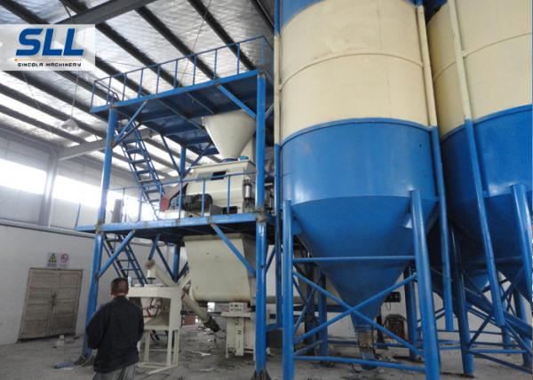 Quality Fully Automatic Dry Mortar Plant / Ready Mix Plaster Plant 45-55kw Power for sale