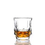 276ml Round Glass Highball Tumblers , Heavy Base Whisky Glass Whisky Customized