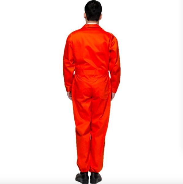 White Plus Size Fire Resistant Workwear 100% Cotton For Coal Mine Industry