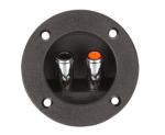 Φ75mm Round Speaker Terminal Cup With Metal Binding Post Connectors