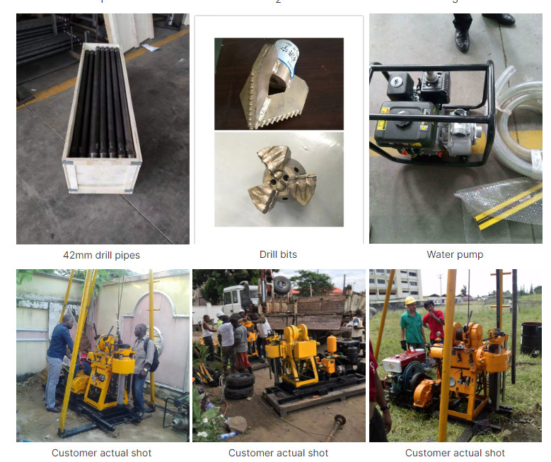 Gy-200 300 Meters Depth Portable Water Drilling Rig For Investigation
