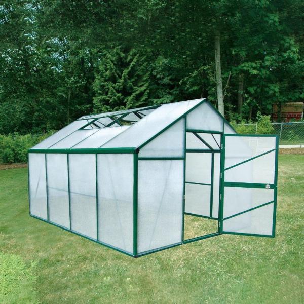 Brown 10mm Twin Wall Polycarbonate Panels Length 5800mm 11800mm For Greenhouse