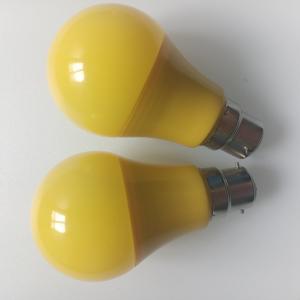 China Plastic Cover + LED PCB Board Yellow Cover LED Bulb with &gt;0.90 PF, Anti-Mosquito/Non-Toxic/Tasteless wholesale