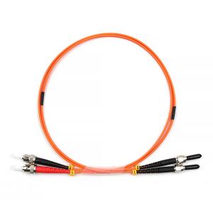 China ST UPC To SMA905 Fiber Optic Patch Cable Simplex 62.5/125 OM1 Multimode OFNR 2.0mm Orange wholesale