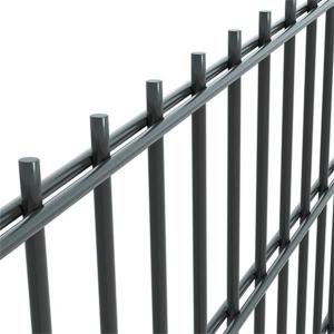 China Square Galvanized Welded Wire Mesh Double  wire  Fencing Width 0.9-2.5m  pvc coated wire mesh fence on sale