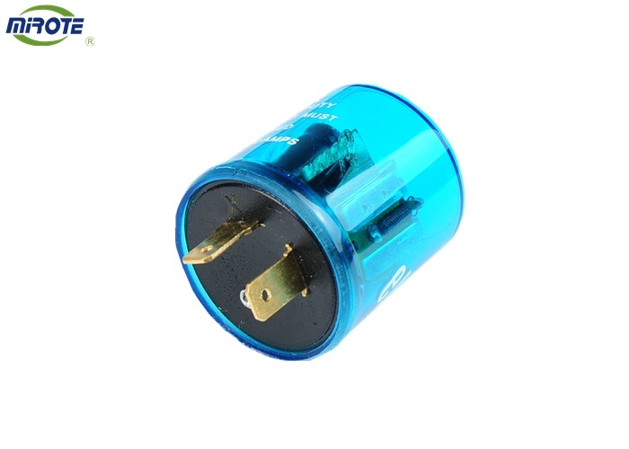 Green Cover Electronic Led Flasher Max 25amp 2 Pins 12v Waterproof For Cars