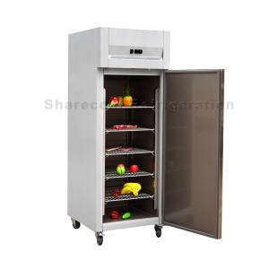 China 580L Stainless Steel Commercial Freezer Minus 22 Degree Single Door Upright Freezer on sale