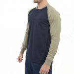 CAT2 Fireproof Long Sleeve Shirt CFR 7oz For Men Working Navy Khaki