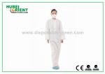 Long Sleeve Disposable Coveralls For Factory/Disposable PP/MP/SMS Coverall