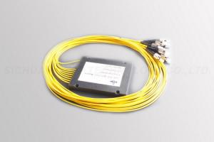 China Mini Type 1 * 8 Fiber Optic Splitter , Optical Cable Splitter SC / APC Fan Out wholesale