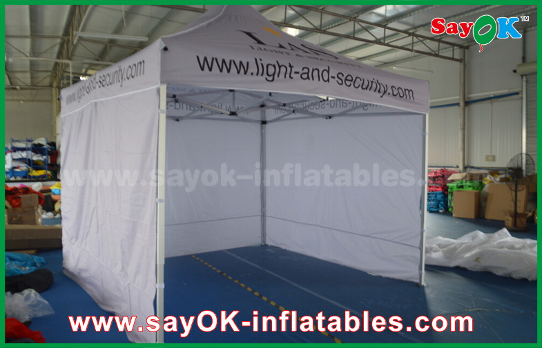 Easy Up Pop Up Tent White Promtional Aluminum Folding Tent Canopy Tent For Advertising