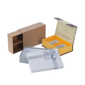 China Butterfly Ribbon Clamshell Sliding Drawer Box Cardboard Gift Boxes With Lids wholesale