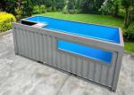 Topshaw Low Cost Prefabricated Container Pool Outdoor 20ft Prefab Swimming Pool