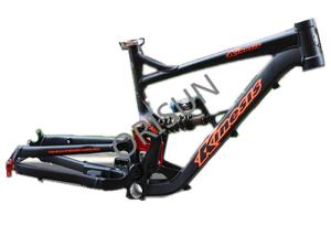 China 26er Downhill Mountain Bike Frame Aluminum Alloy Disc Brake 3600 Grams wholesale