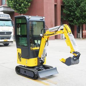 China Multifunctions 1500kg Mini Track Excavator Earth Moving Machinery Compact Digger wholesale