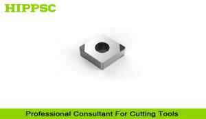 Diamond Shape Cutting Tool Inserts , CNC Milling Inserts With Cemented Carbide Materials