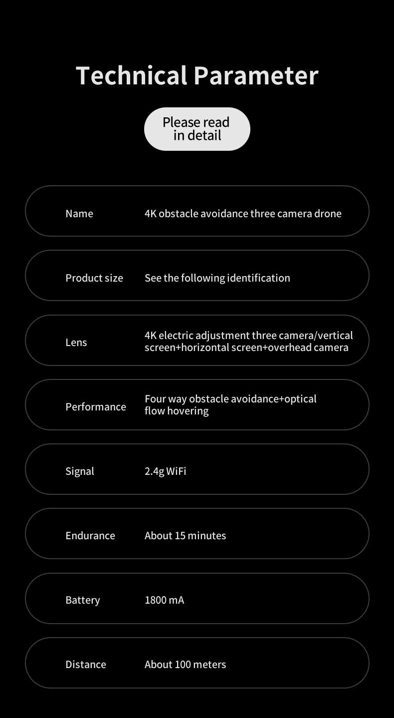 K10 Max Mini 3 Cameras 4k Drone Foldable Drones with Obstacle Avoidance and Maximum Flight Time of ≤10min