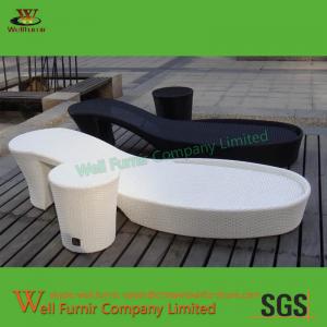 China The Best Chaise Lounge Manufacturer in China Supply Rattan Double Sun Lounger WF-0835(2) wholesale